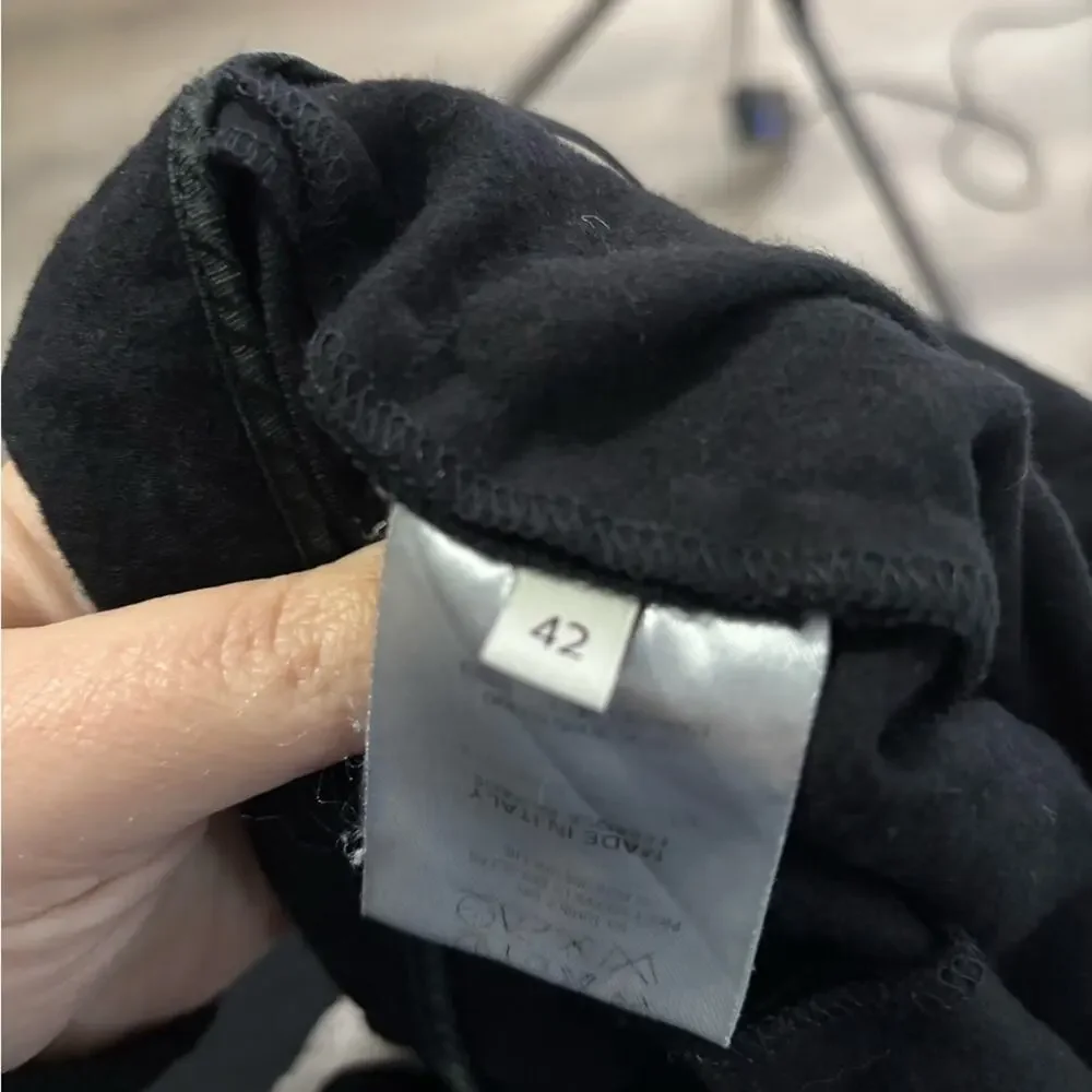 Stella McCartney Black A Line Skirt With Zippered Back 12